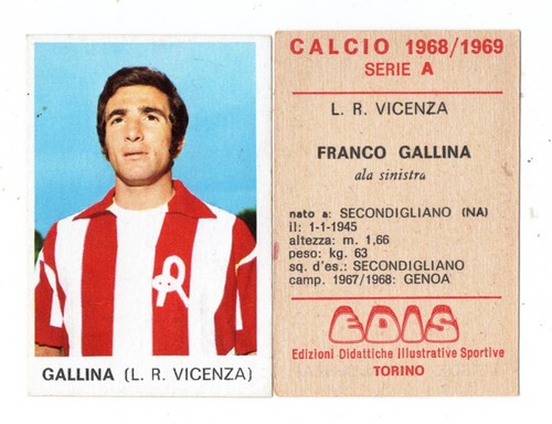 FIGURINE CALCIO EDIS SERIE A 1968-69 RETRO ROSSO SCEGLI DALLA LISTA - Picture 113 of 269