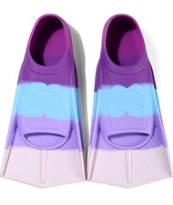 Kids Swim Fins,Short Kids Fins Youth Swimming Flippers for Lap Swimming Size M