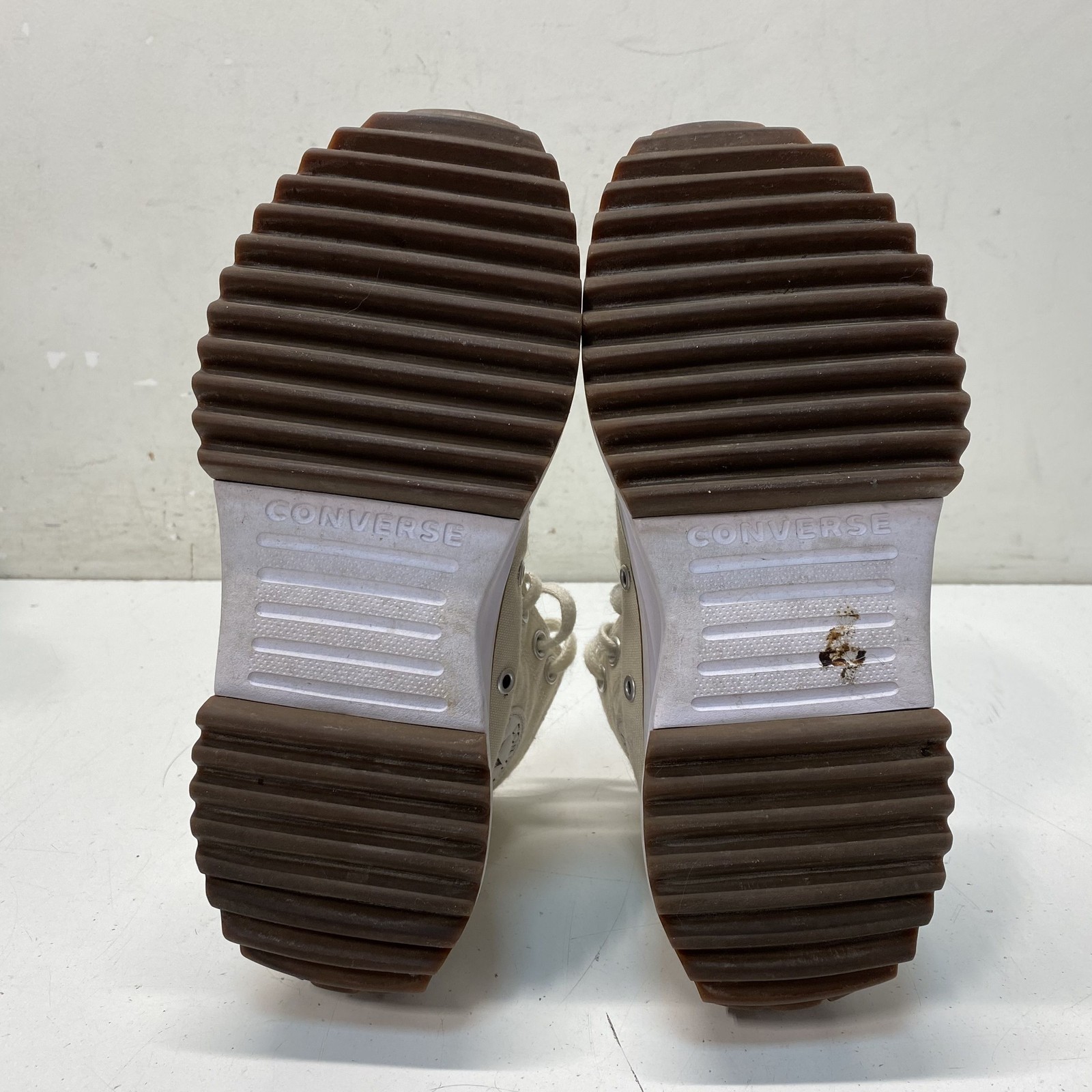 Converse White Solid Platform Sneakers Women Size… - image 7