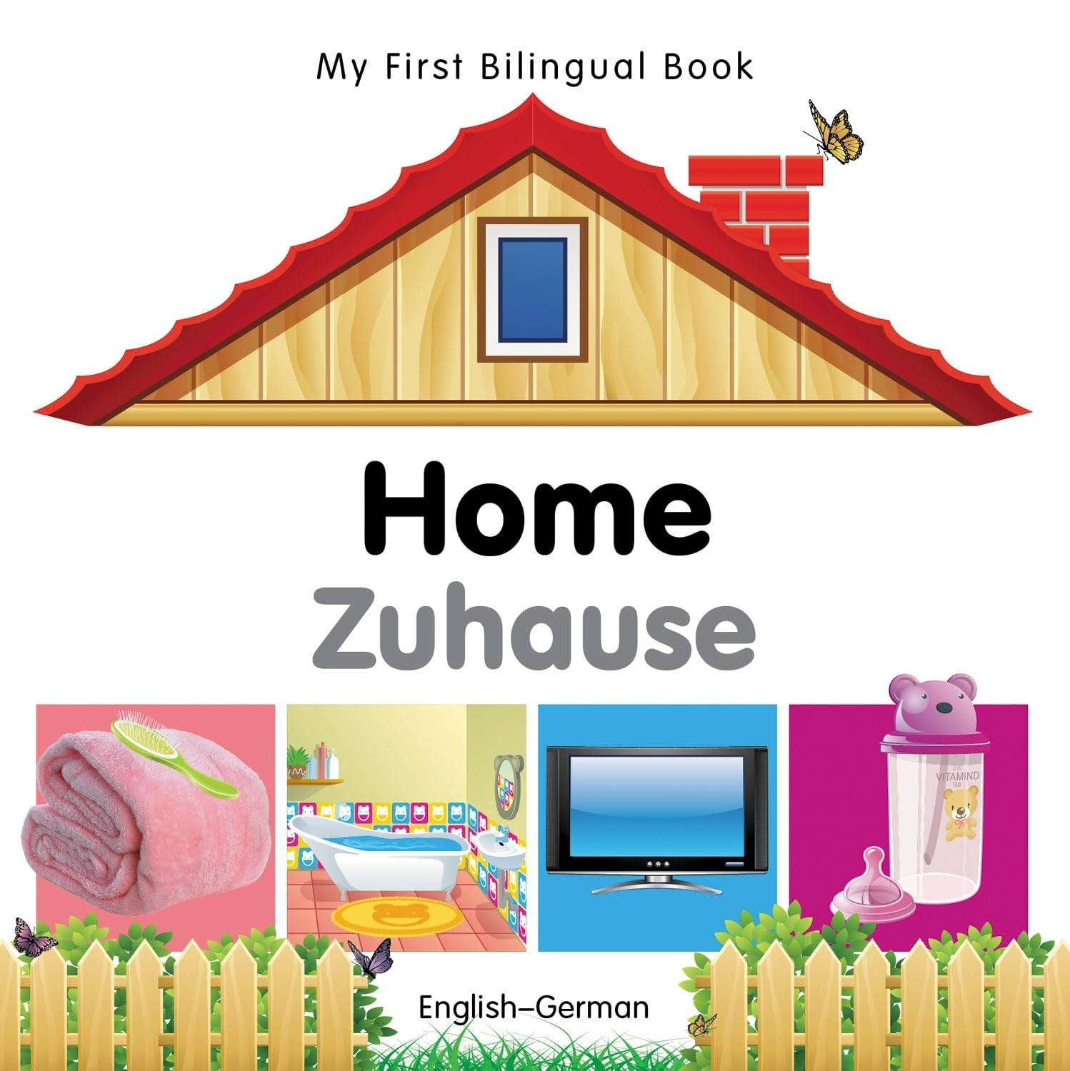 My First Bilingual Book–Home (English–German)-Milet Publishing