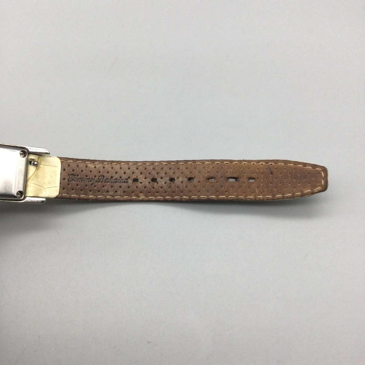 Tommy Bahama Womens Watch 18mm TB2049 Curved Tank Leather Tank New Battery Tommy Bahama Womens Watch 18mm TB2049 Curved Tank Leather  main image 4