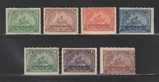 1898 Proprietary Stamps Battleships Unused Hinged Rb20 Rb27 7 Different