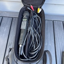 Magic Sing Karaoke w/ Cables, Manual  Case Sticky, Not Tested, Please Read 