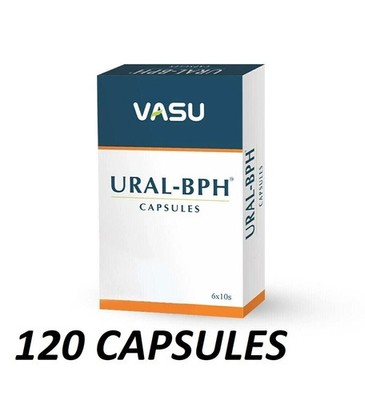 Vasu Ural BPH 120 Kapseln Ayurveda Lindert Symptome der ungebremsten Bahnen A...