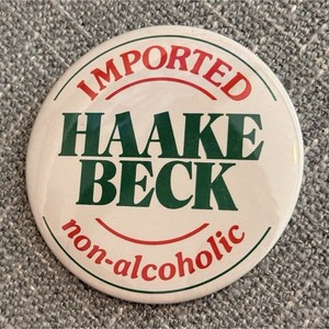 Haake Beck Breweriana Pin Non-Alcoholic Imported Collectible