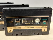 Maxell XL II 90 Epitaxial schwarze Version TYPE 2 IEC II Kassette Cassette