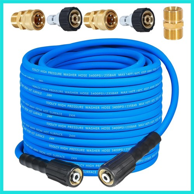 #ad Wearproof Pressure Washer Hose 50ft 3400 PSI Kink Resistant Power Washer Hos... $82.95