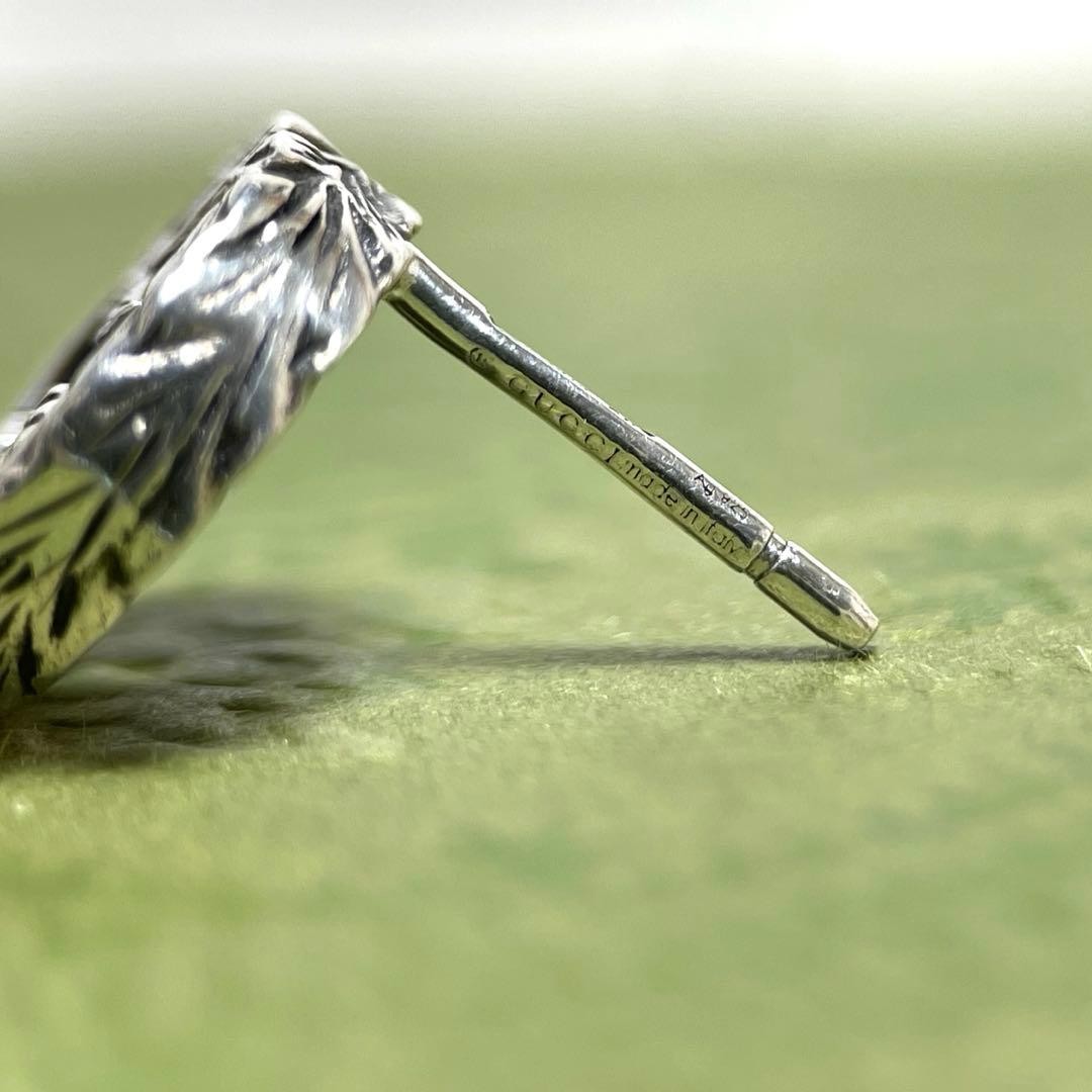 GUCCI Interlocking GG Earring Arabesque Design Si… - image 6