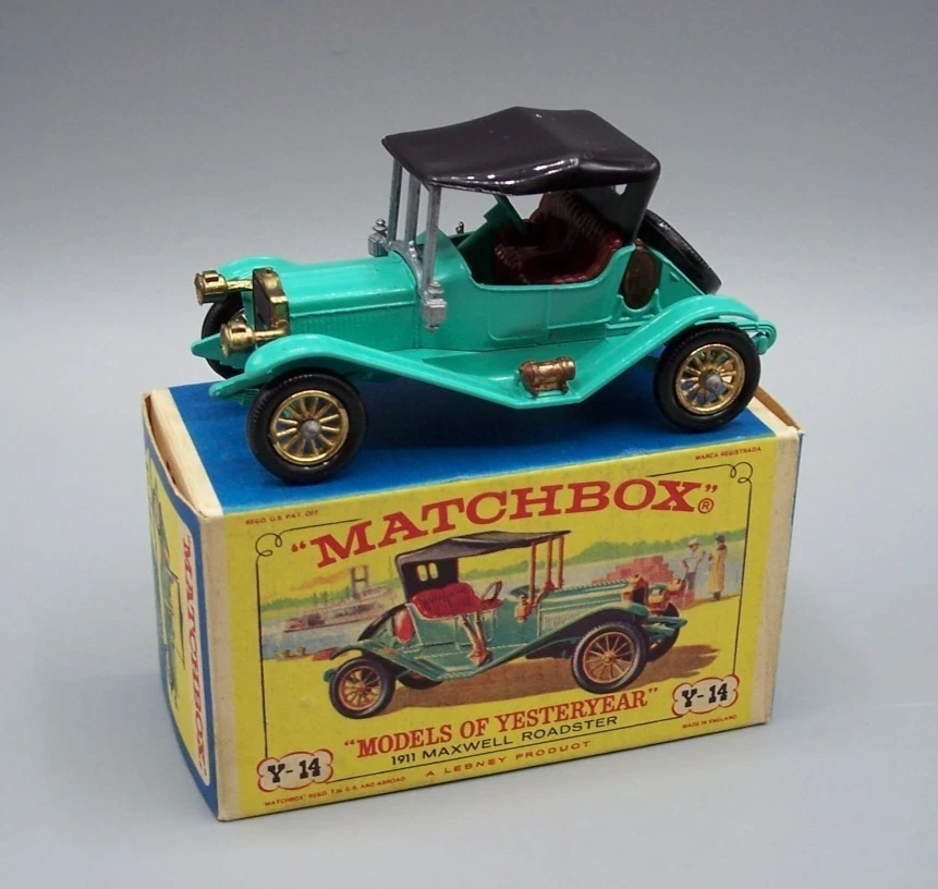"MATCHBOX" YESTERYEAR Y-14-2 MAXWELL **ISSUE 10** w/ SILVER WINDSCREEN MIB - Image 2 of 4