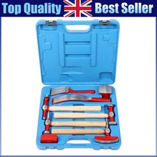 9Pcs Heavy Duty Auto Body Repair Sheet Metal Hammer Dolly Set Panel Repair UK