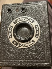 Vintage Warwick No.2 Camera 6x9 film pre-owned, with 2 Film Spools VGC