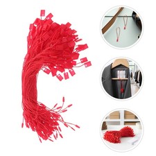 2 Bags Snap Lock Price Tag String Luggage Hook Ties Loop Fasteners for Tags