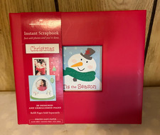 Hallmark Christmas Instant Scrapbook Photo Album, 20 Embellished Pages