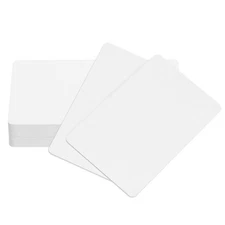 20Pcs Inkjet PVC ID Cards, Smooth Double Side Card for Inkjet Printer, White