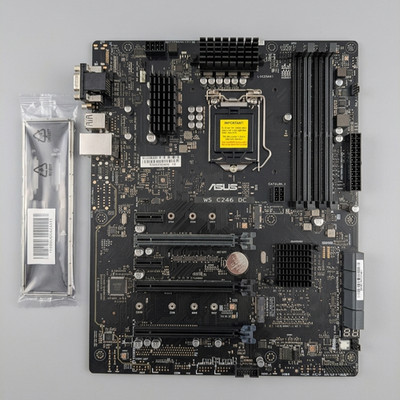 ASUS WS C246 DC Mainboard Sockel LGA 1151-2 DDR4 M.2 Slot ATX PCIe 8. 9. gen CPU