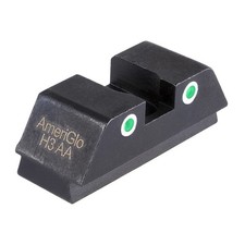 Ameriglo Green Tritium 2-Dot Sights for Glock, White Outlines (GTR-108): NEW