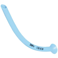 MEDSOURCE MS-23950 Nasopharyngeal Airway,Blue,Neoprene,PK10 30LU56