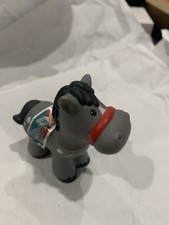 Little People Horse Gray Spotted Donkey Animal Figure 2001 Farm Nativity Vintage