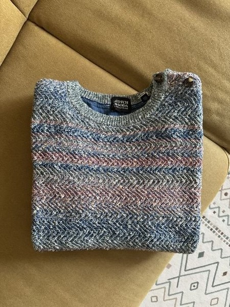 Men Scotch & Soda Sweater Multicolor Knit 40