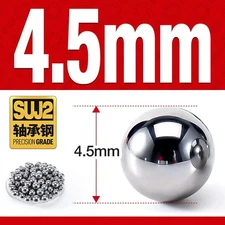 100 pcs High Precision Bearing Steel Balls 4.5 mm–8.7312 mm – Chrome Steel