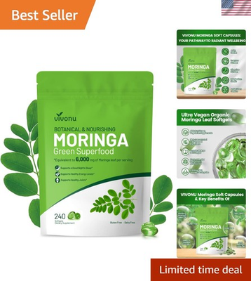 #ad #ad Pure Moringa Softgels – 240 Count Ultra Concentrated for Energy amp; Wellness $14.39