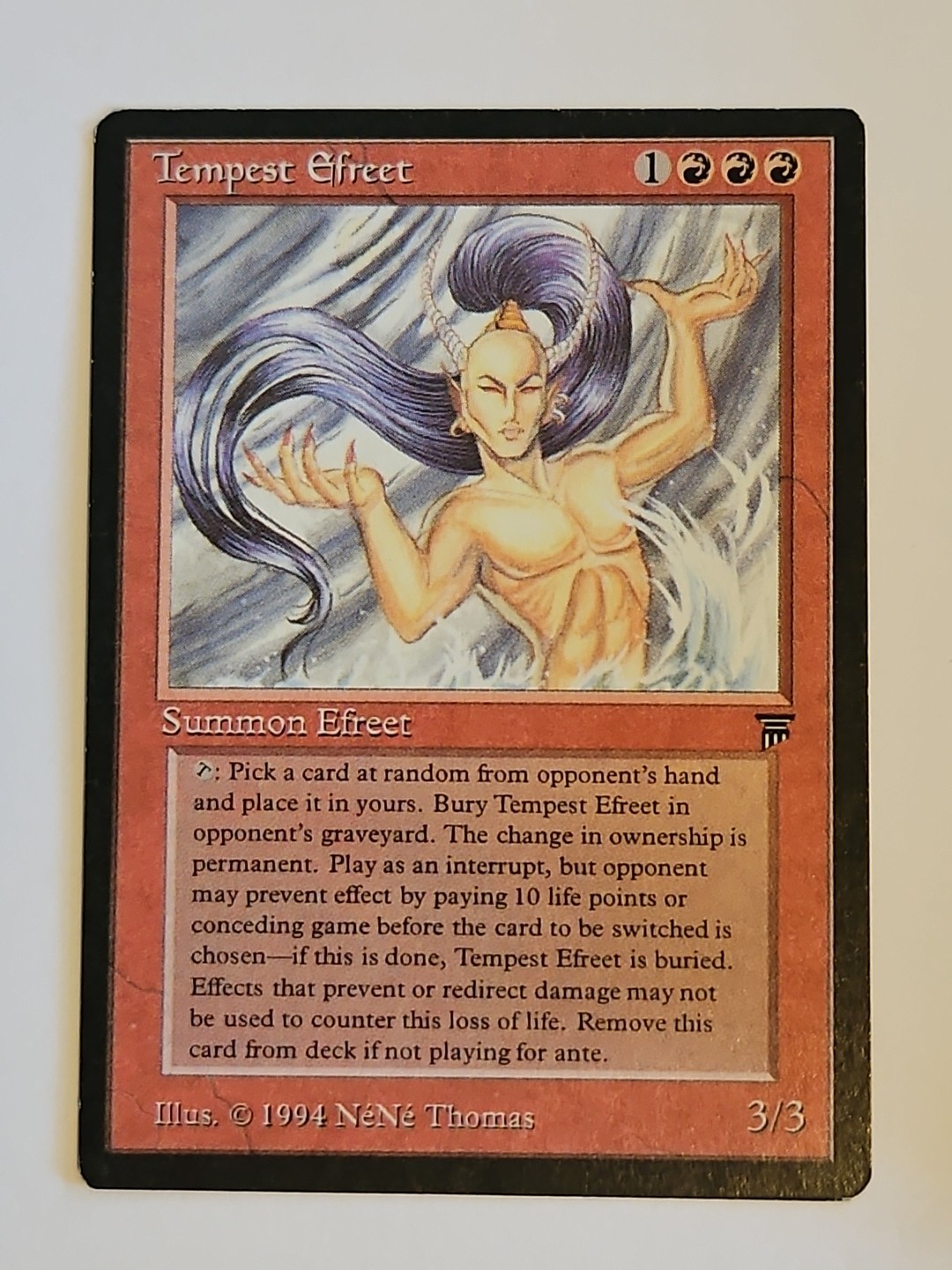 Tempest Efreet MTG Legends Magic The Gathering