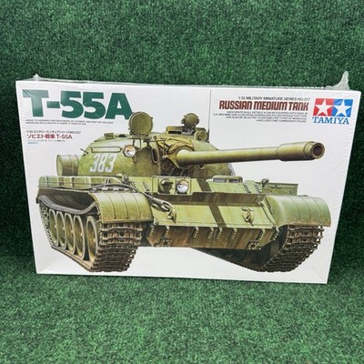 New Tamiya 1/35 35257 Russian Medium Tank T-55A plastic model kit Sealed