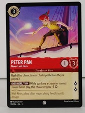 Peter Pan - Never Land Hero - LORCANA Into the Inklands - 119/204 - singles