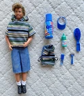 Vintage Mattel #12956 Shaving Fun - Ken Doll & Accessories - 8 Items - 1994
