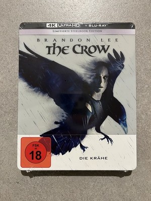 The Crow - Die Krähe 4K UHD Blu Ray Steelbook NEU/OVP Brandon Lee FSK 18