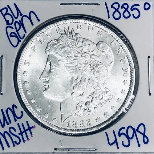 1885 O BU UNCIRCULATED MORGAN SILVER DOLLAR AUTHENTIC U.S.MINT FREESHIPPING 4598