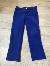 Gymboree Vintage Girl's Ponte Pants Size 4 Pull On Elastic Waist Blue
