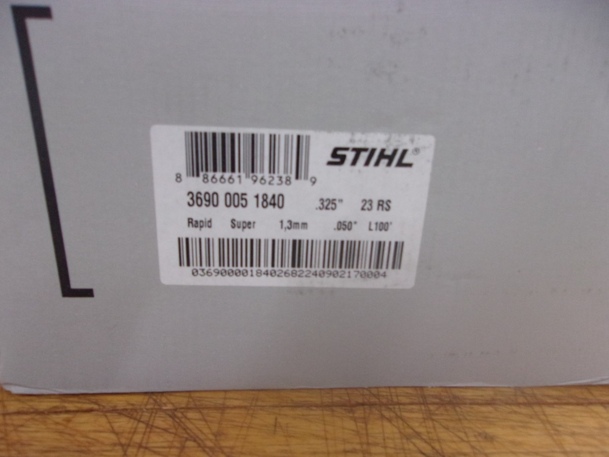 Stihl OEM 100' Roll Full Chisel Rapid Super Chain .325