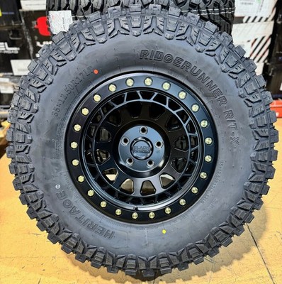 4) 17x9 Black Rhino Primm Wheels Rims 35'' MT Tires 5x5 Jeep Gladiator JT