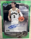 2025-26 Bowman Chrome Basketball - Braden Smith Green Mojo Auto /99