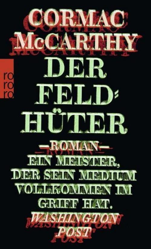 Der Feldhüter Cormac McCarthy