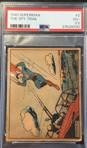 1940 Gum Inc Superman #2 The Spy Trail — PSA 3.5