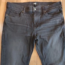 Paige Transcend Denim Jeans Men's, 36x30.5, Croft Wescott Gray, Slim Stretch