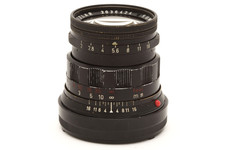 Rare Leica 50mm f2 Summicron Rigid Black Paint Brass M Mount Lens 48466