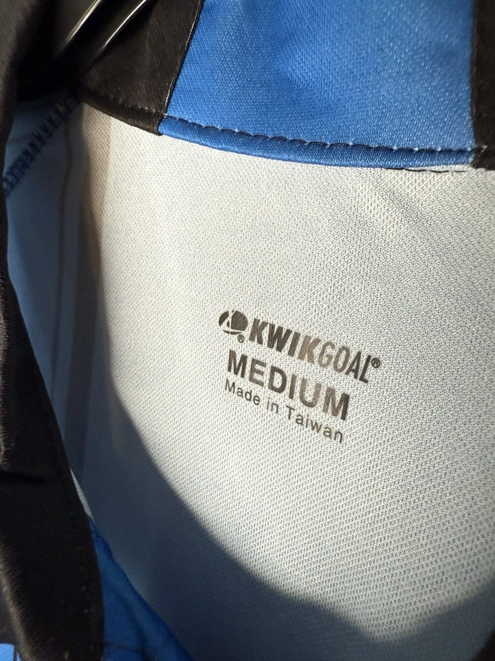 KwikGoal Official Referee Jersey Medium Blue New With Tags NWT Soccer Knick Goal - Image 2 of 4