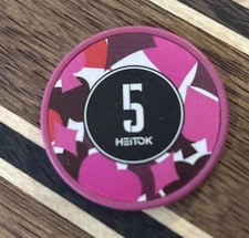 Heitok 5 Casino Poker Roulette Chip