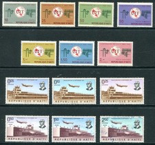Haiti 1965 - 1968 Used and Unused Sets