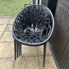 Set Of Four Italian Tree Garden Chairs.