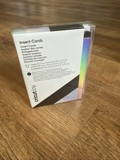 Cricut joy Insert Cards Black With Silver Holographic Insert