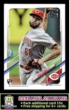 2021 Topps Update #US37 Ryan Hendrix Cincinnati Reds RC