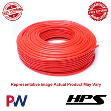 HPS 3.5mm Red High Temp Silicone Vacuum Hose Tubing - 5 Feet Roll HTSVH35-REDx5