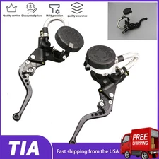  Fit For YAMAHA Motorcycle 22mmClutch Brake Levers Master Cylinder Reservoir Set