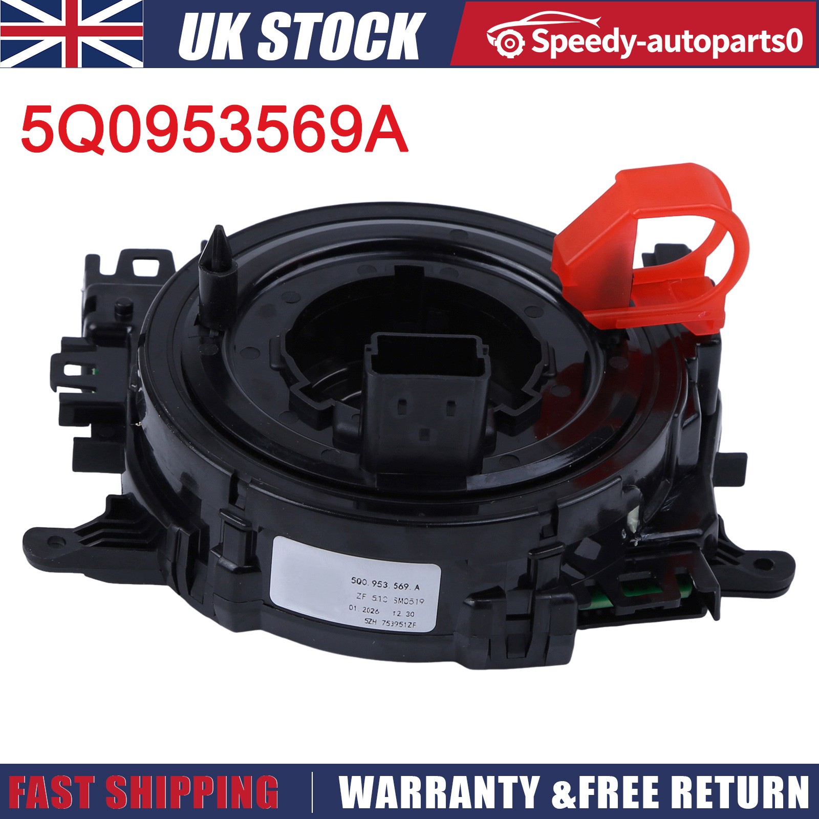 Steering Wheel Clock Spring Squib for VW GOLF VII 1.0 TSI 2016-2024 5Q0953569A