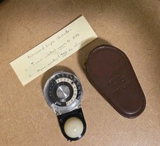 Norwood Super Director Walz Exposure Light Meter - Tested Works w/ Case