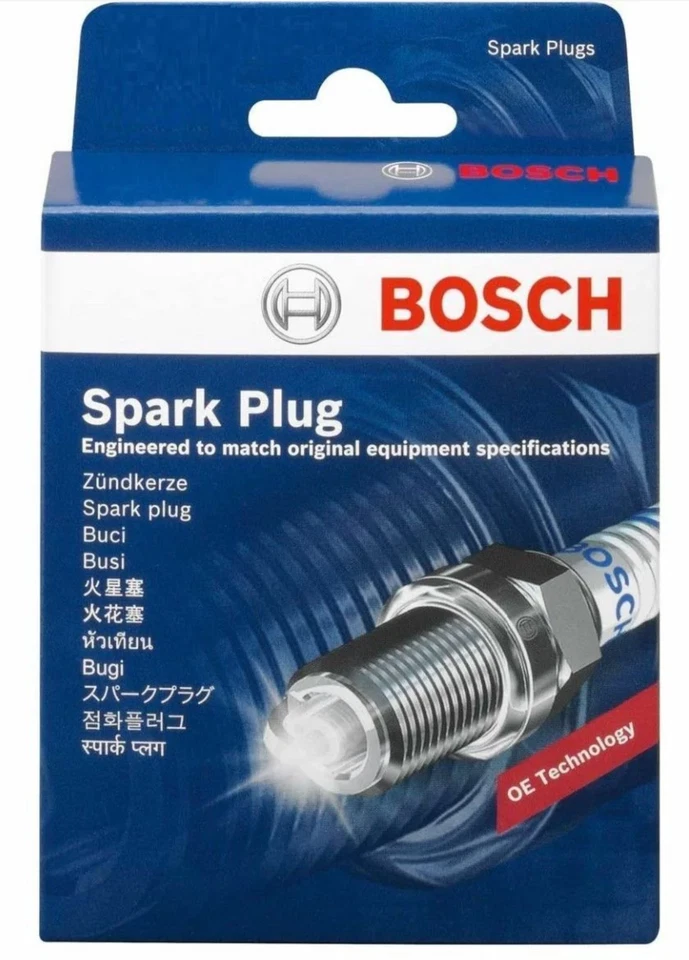 NUEVO Juego de 4 bujías BOSCH para Audi A6 Quattro S5 F5/VW Phaeton Touareg V8 Foto 3 de 4